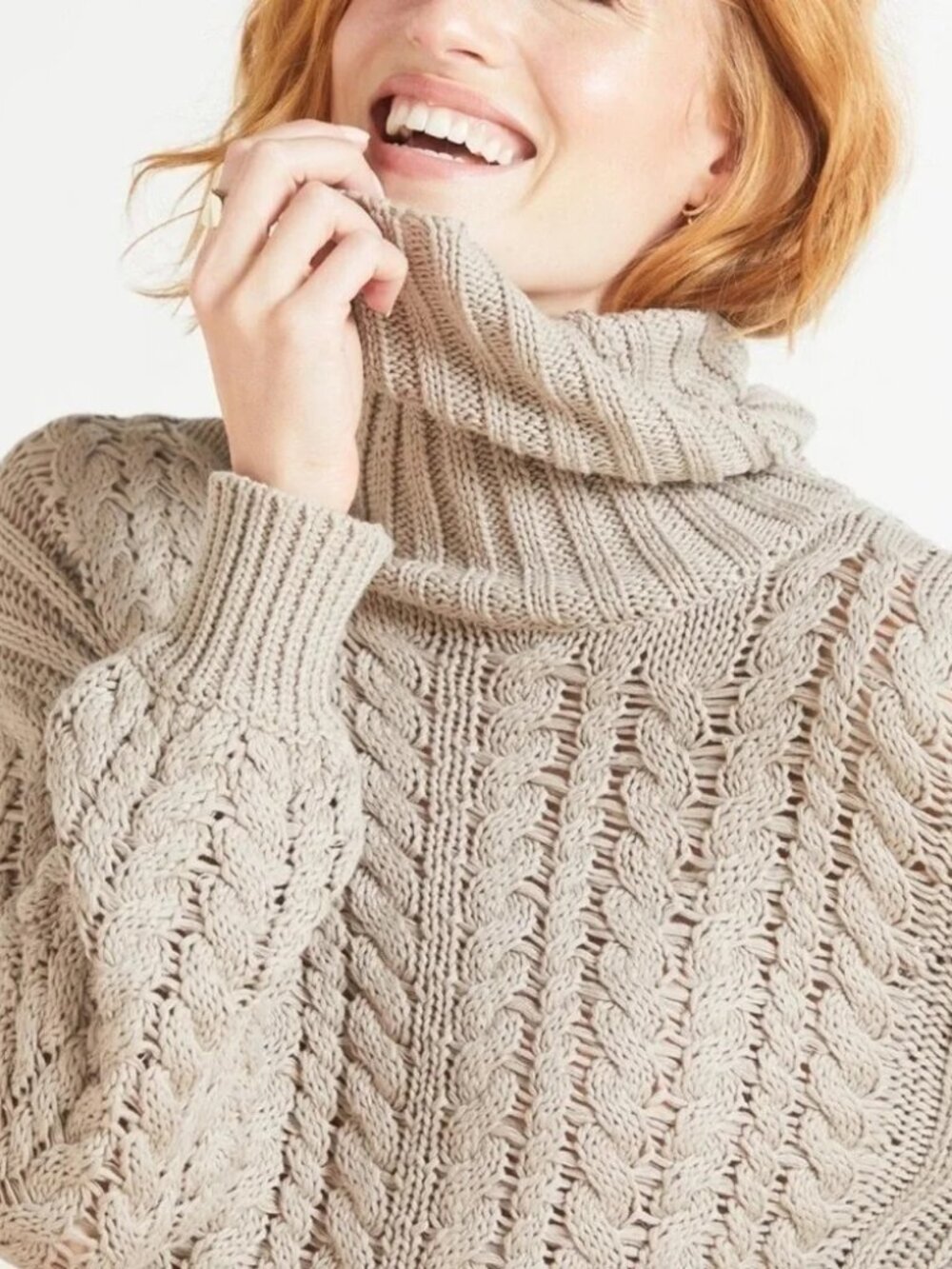 John + Jenn by Line Becker Turtleneck Sweater Large